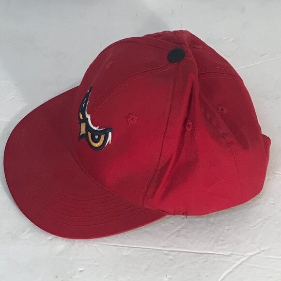 Los Angeles Angels Minor League Owlz Red Adjustable Baseball Hat - Picture 5 of 8